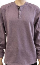 T-SHIRT BURNSIDE LONG SLEEVE HENLEY F50141 25