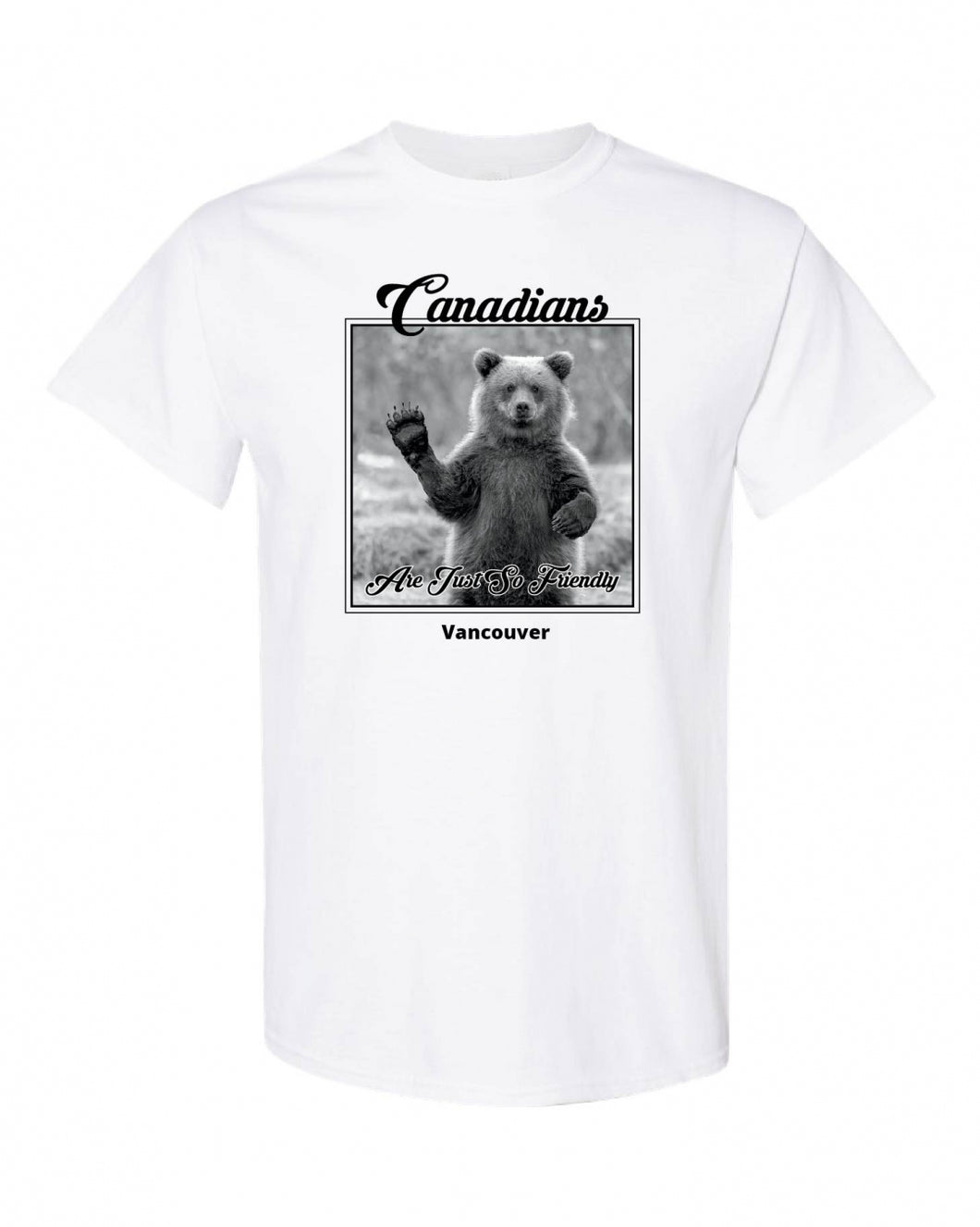 T-SHIRT SOUVENIR LAGO CANADIANS FRIENDLY