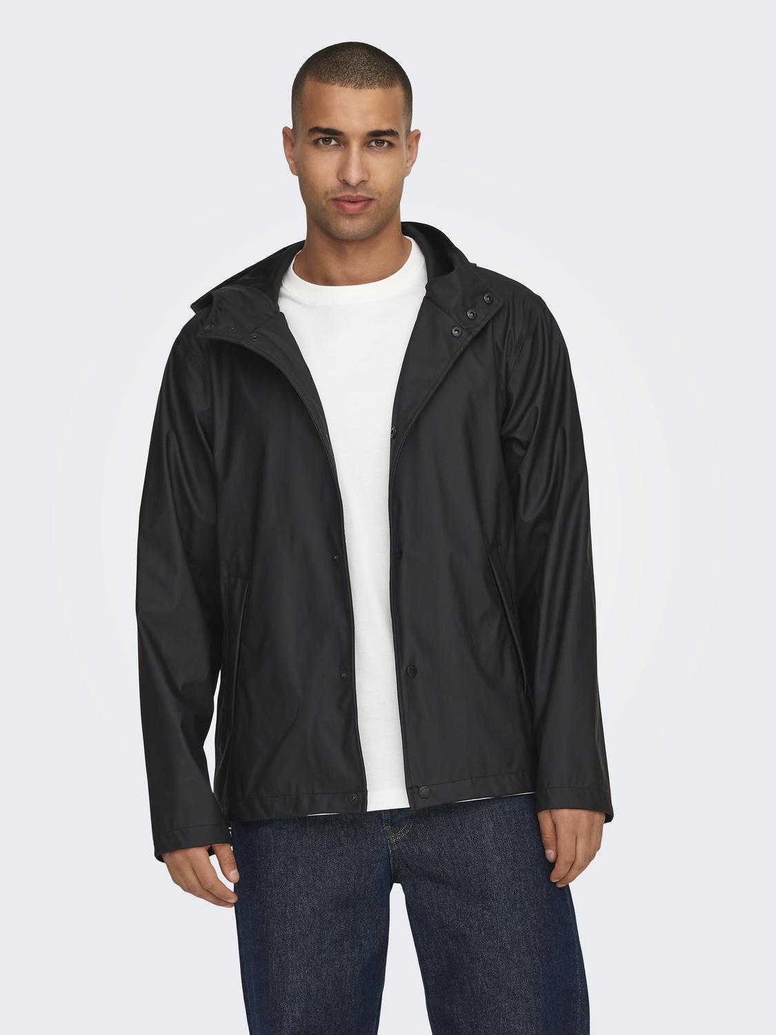Only and sons rain jacket deals