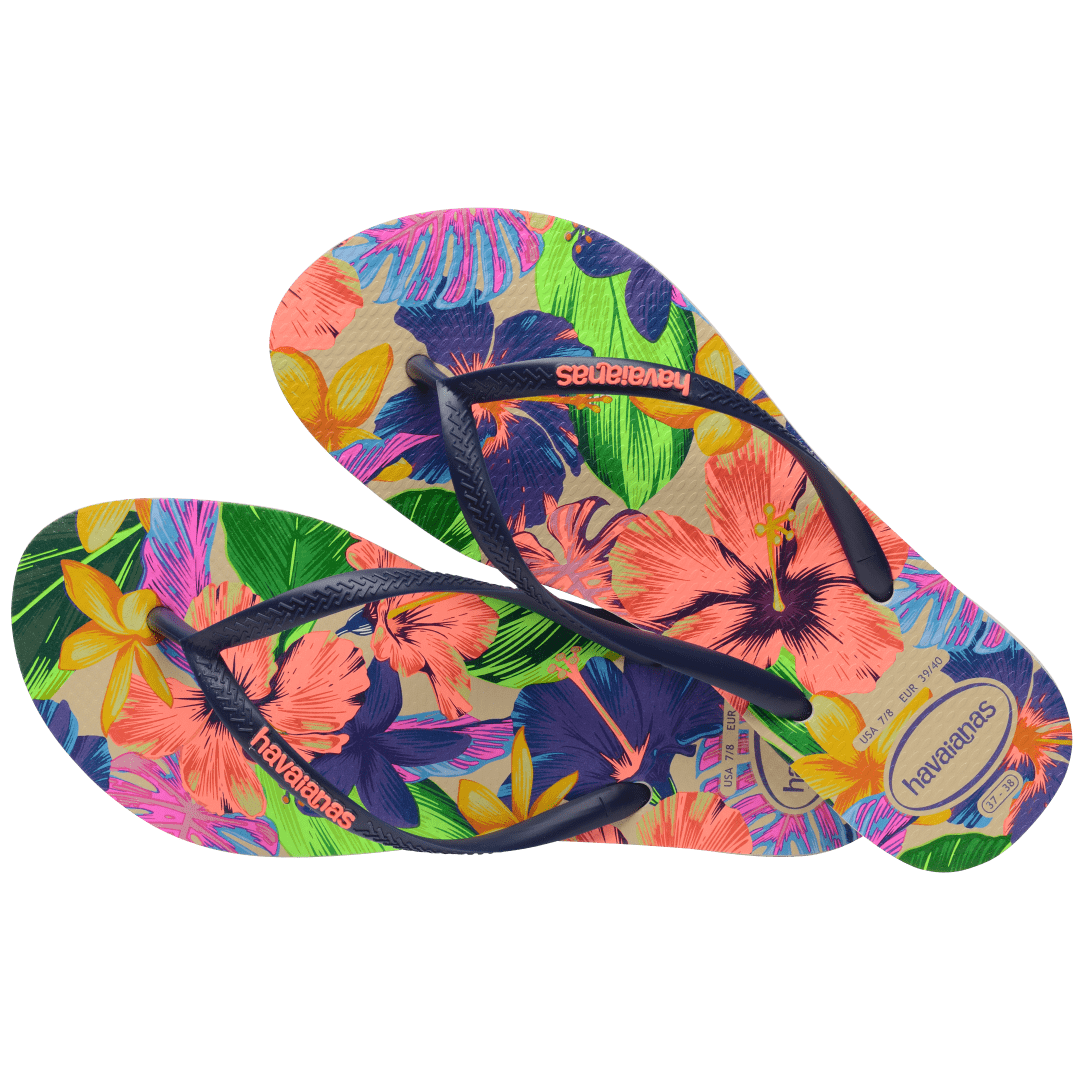 Havaianas slim tropical floral discount